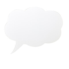 Fototapeta premium A blank speech bubble ready for your creative message or graphic design project., isolated on a transparent background.