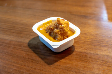 ディップされたナゲット