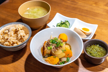 肉じゃがと健康的な食事