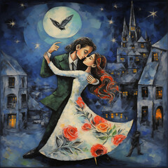 Moonlit Waltz: A Dance of Love and Magic