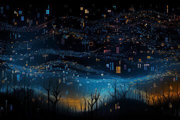 Digital Nightscape Symphony