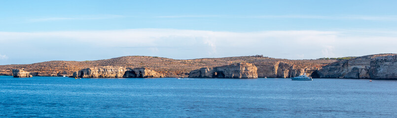 Comino (Għajnsielem) Island landscape coastline Malta