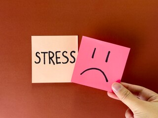 stress. negativity on the part of people.