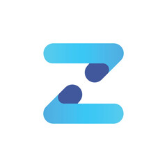 Modern Minimalist Letter Z Logo