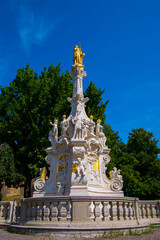 Fototapeta premium Baroque plague column in the castle area of Nitra