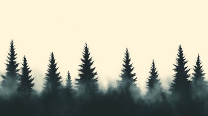 Obraz premium Mystical forest artwork blending pyrography textures with digital art techniques for a magical and atmospheric visual experience.