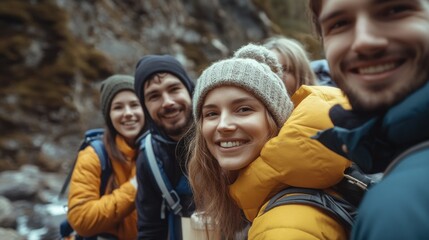Adventure Group on a Hiking Trip