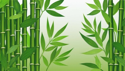 bamboo with leaves