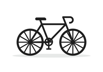 Vector Simple Bicycle Icon Symbol
