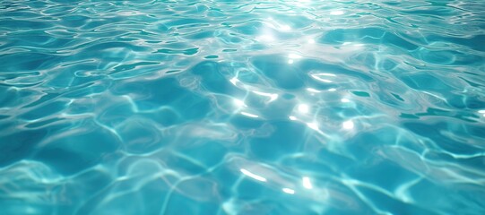 Obraz premium sparkling blue clear sea water waves background 26