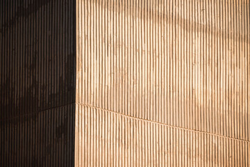 Texture of a building wall illuminated by the afternoon sun