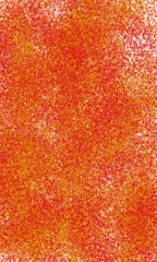Vibrant abstract texture filled with shades of orange and red.