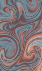 The background with a swirling abstract pattern combines beautiful brown and blue colors