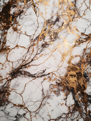 Elegant White Marble With Gold Veining Enhancing Modern Design Aesthetics in Interior Spaces