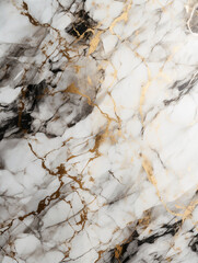 White Marble Texture With Golden Veining, Perfect for Interior Design and Decor Inspiration