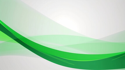 Creative Abstract Green Curved Background With Ample Copy Space for Text and Design Elements