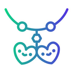 keychain Line Gradient Icon