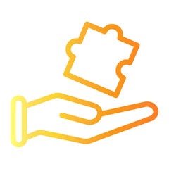 problem Line Gradient Icon