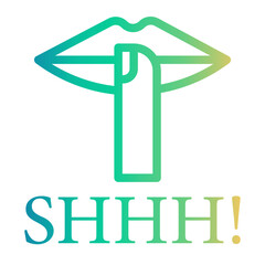 secret Line Gradient Icon