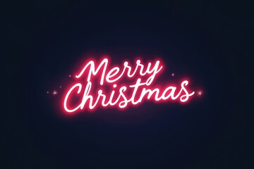 Stylish Christmas Logo Scripted White Text with Soft, Rounded Design
