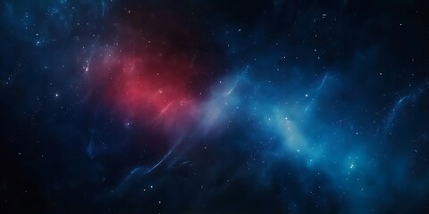 Abstract cosmic space background - Starry space with abstract nebula patterns
