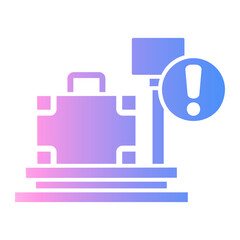 luggage Gradient icon