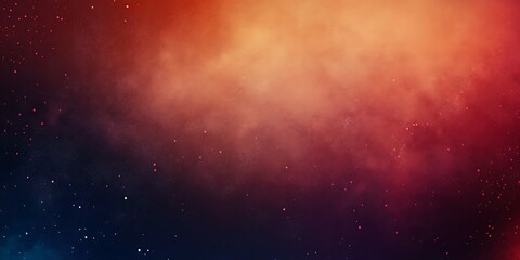 Naklejka premium Abstract cosmic space background - Starry space with abstract nebula patterns 