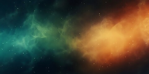 Abstract cosmic space background - Starry space with abstract nebula patterns
