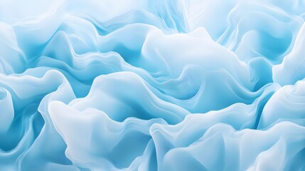 Obraz premium Abstract Blue Fabric Texture Soft Waves