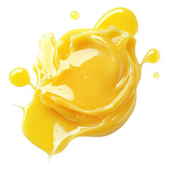melted yellow butter