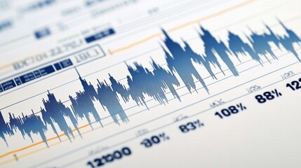 Financial Data Visualization with Chart and Graph Elements
