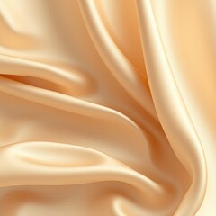 Obraz premium Soft beige silk fabric texture with subtle sheen, adding warmth and depth to any setting, sophisticated decor., textured wall background