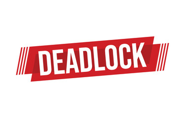Deadlock Vector banner ribbon design