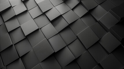 Fototapeta premium A black and white photo of a blocks with a black pattern