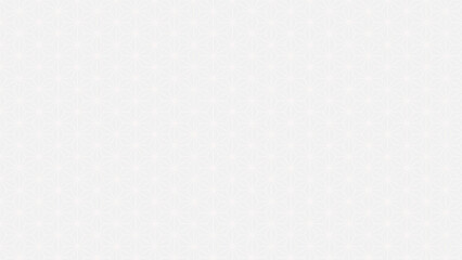 白とグレーの淡い色の麻の葉模様。和柄。