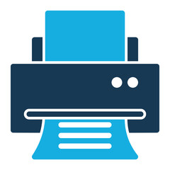 Printer Icon Vector Illustration for Web, Business, and Technology Design