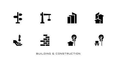 Fototapeta premium ICON 45 BUILDING & CONSTRUCTION