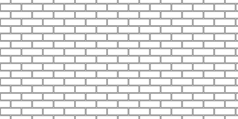 Empty masonry pavement floor and wall limestone brickwork concrete texture. Urban white, black line cement rough row wallpaper abstract background.