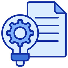 Document Blue Color Icon