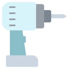 Drill Flat Icon
