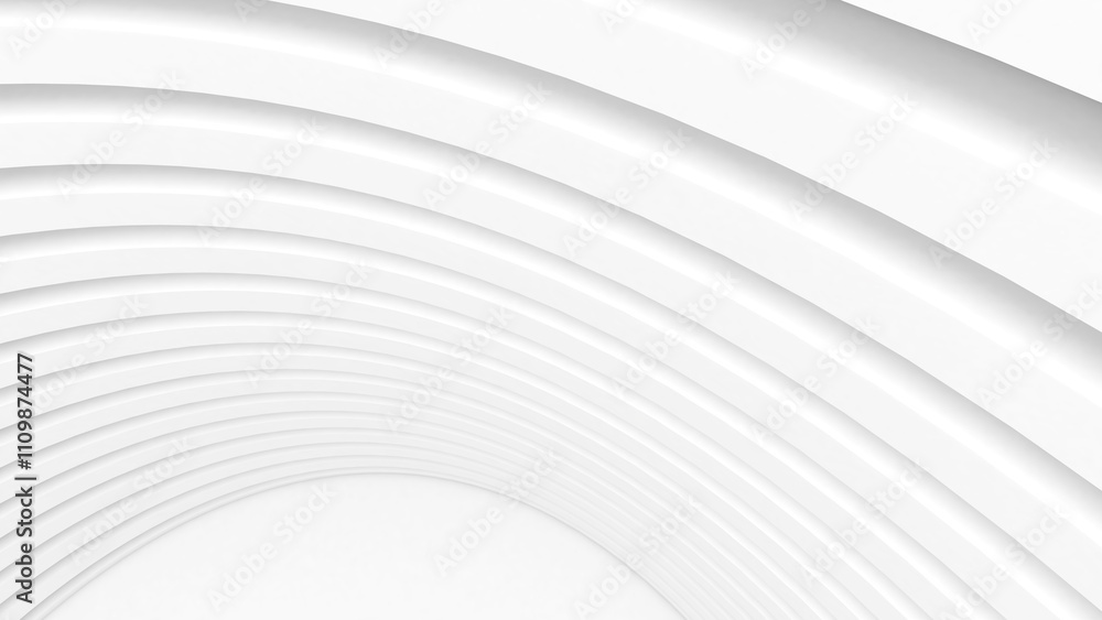 Poster white curved structure, abstract background. abstract building structures are used in graphics or va