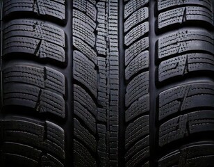 rubber car tire wheel tread pattern texture macro closeup background