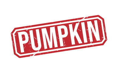 PUMPKIN rubber stamp vector illustration on white background