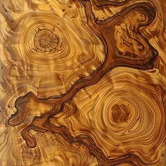 A close-up view of intricately patterned wood grain showcasing natural textures.