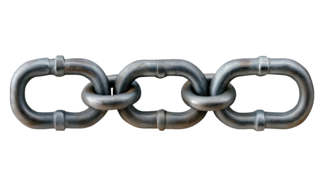 chain isolated on white