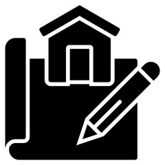 Blueprint Glyph Icon