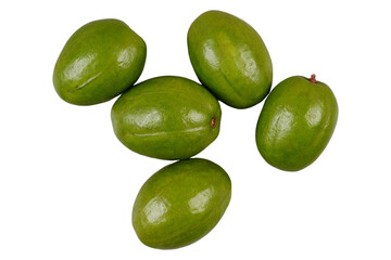 Some kedondong or ambarella fruit isolated transparent