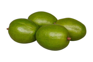 Some kedondong or ambarella fruit isolated transparent