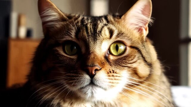 A Cute and Seemingly Confused Cat. 01.