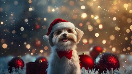 Dog in Christmas